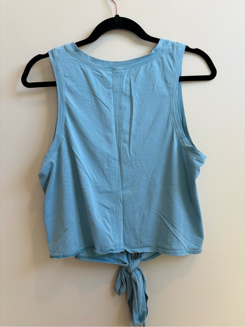 Lululemon Women’s Light Blue Tie-Front Tank Top